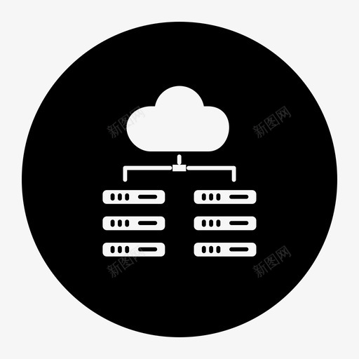 云服务器bigdata通信图标svg_新图网 https://ixintu.com bigdata bigdata黑填充减去前面 云服务器 数据中心 数据服务器 网络 通信