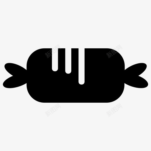 鱼香肠食物海鲜图标svg_新图网 https://ixintu.com 海产食品字形图标 海鲜 海鲜香肠 食物 鱼香肠