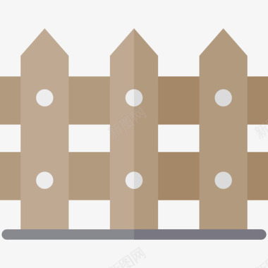 围墙建筑与施工2平面图标图标
