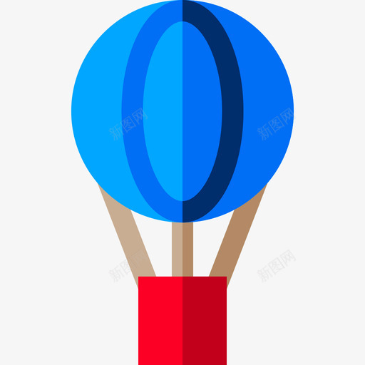 热气球暑假17平的图标svg_新图网 https://ixintu.com 平的 暑假17 热气球