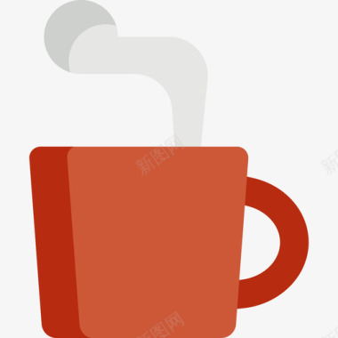 咖啡创业3平淡图标图标