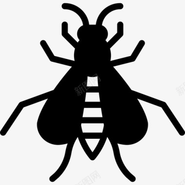 黄蜂虫子3填充图标图标