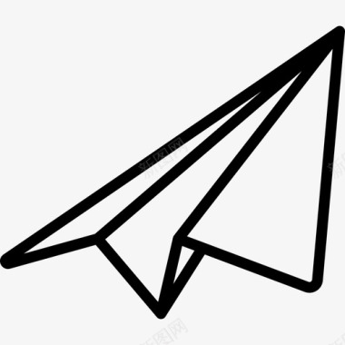 纸飞机客户服务7直线型图标图标
