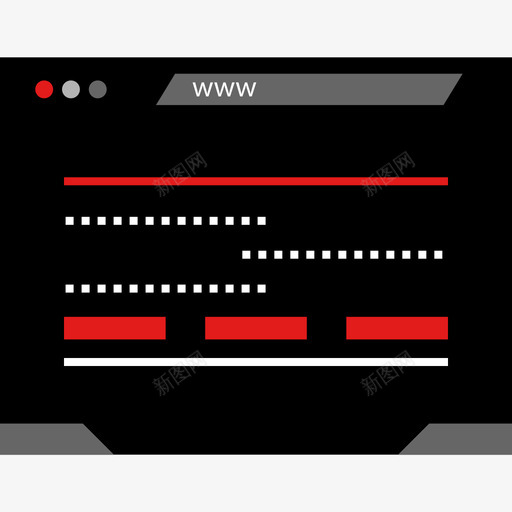 浏览器网页23平面图标svg_新图网 https://ixintu.com 平面 浏览器 网页设计23