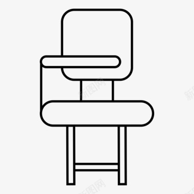 椅子书桌家具图标图标