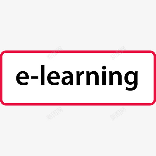 ELearningeducation30边界颜色图标svg_新图网 https://ixintu.com ELearning education30 边界颜色
