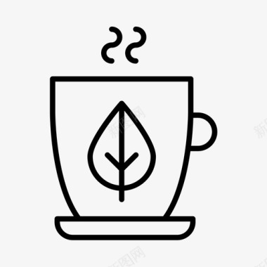 绿茶饮料咖啡图标图标