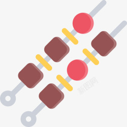 Brochette厨房20公寓图标图标