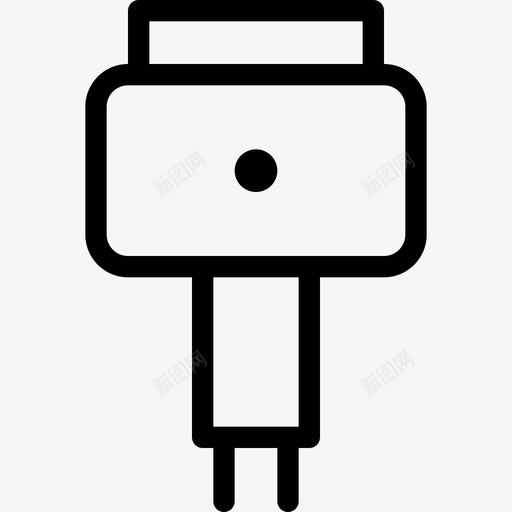 Magsafeit组件线性图标svg_新图网 https://ixintu.com Magsafe it组件 线性
