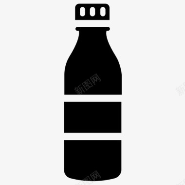 瓶子饮料容器果汁瓶图标图标