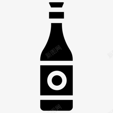瓶子果汁瓶酱汁瓶图标图标