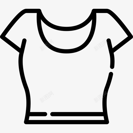 衬衫服装款式3直筒图标svg_新图网 https://ixintu.com 服装款式3 直筒 衬衫