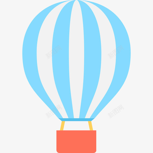 热气球运输28扁平图标svg_新图网 https://ixintu.com 扁平 热气球 运输28