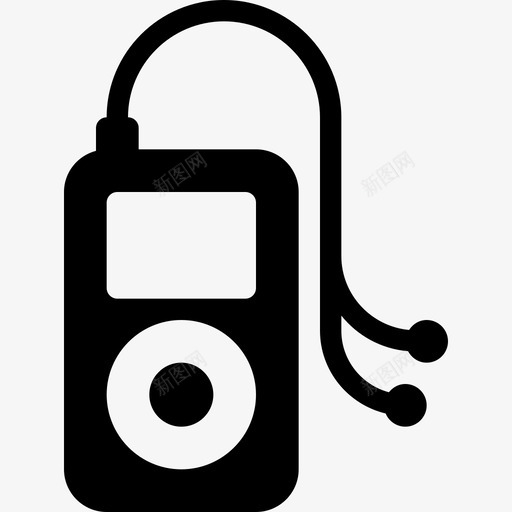 Mp3播放器音乐音频2填充图标svg_新图网 https://ixintu.com Mp3播放器 填充 音乐音频2