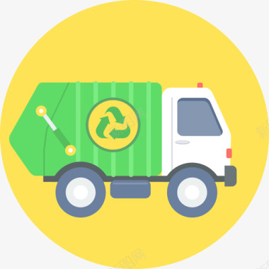 垃圾车生态40平板图标图标