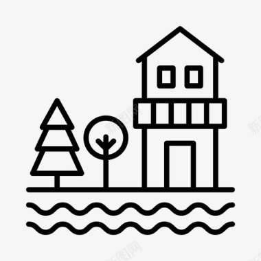 住宅建筑荷兰图标图标