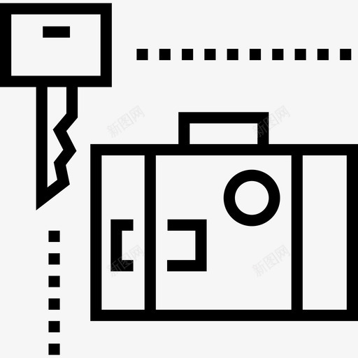 行李酒店36直达图标svg_新图网 https://ixintu.com 直达 行李 酒店36
