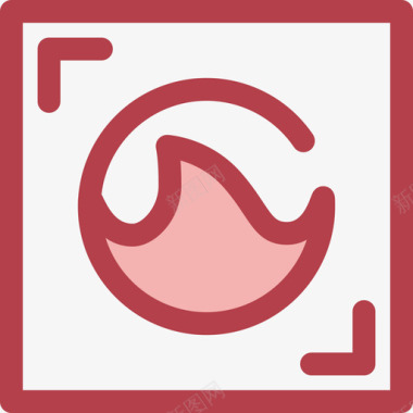 Grooveshark社交媒体20红色图标图标