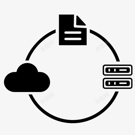 云服务器大数据云数据库图标svg_新图网 https://ixintu.com 云数据库 云服务器 大数据 大数据黑填充 托管服务器 数据中心 网络