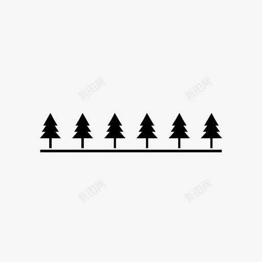 树木植物学森林图标svg_新图网 https://ixintu.com 松树 树木 森林 植物 植物学 自然