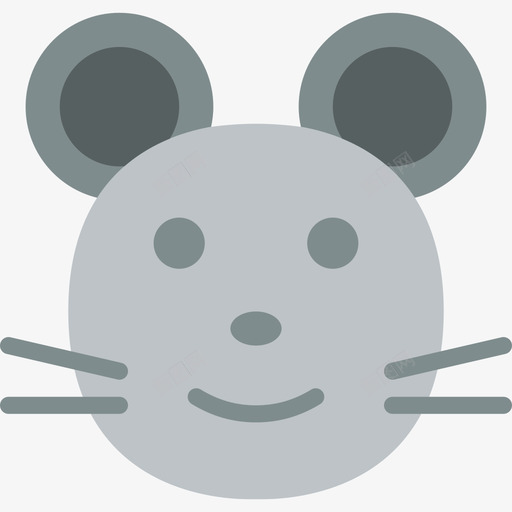 鼠标表情符号12平面图标svg_新图网 https://ixintu.com 平面 表情符号12 鼠标