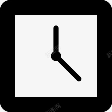 时钟时间日历2填充图标图标