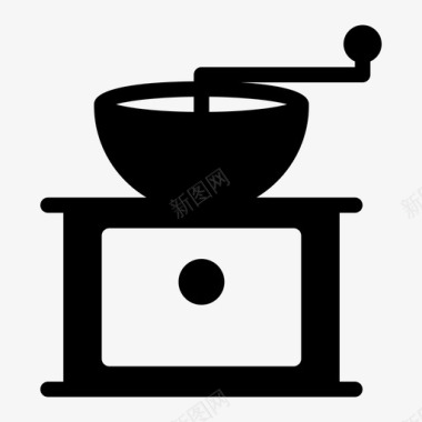 咖啡磨电器厨房图标图标