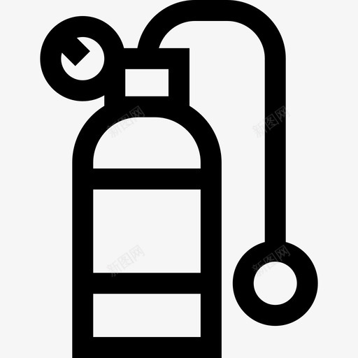 氧气罐暑假19线性图标svg_新图网 https://ixintu.com 储气罐 暑假19 氧气罐 线性