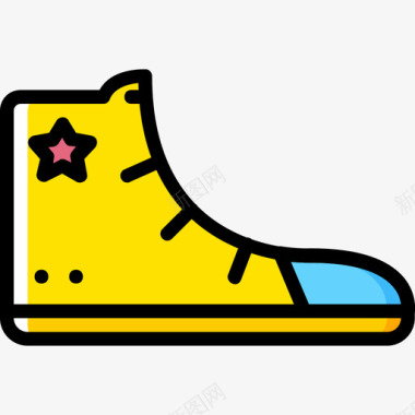 运动鞋男鞋4黄色图标图标