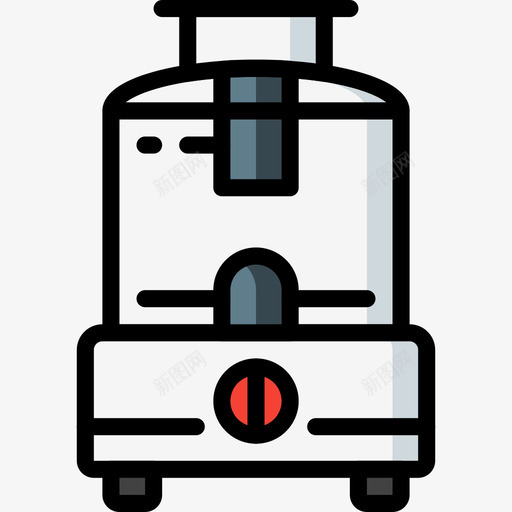 食物厨房用具线性颜色图标svg_新图网 https://ixintu.com 厨房用具 线性颜色 食物
