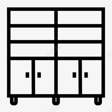 储藏室橱柜装饰图标图标