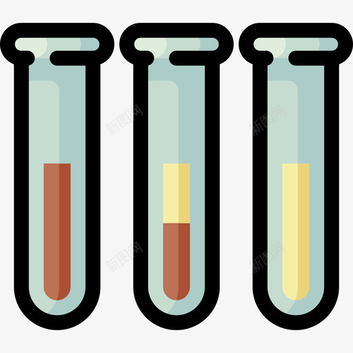 试管医院11线性颜色图标svg_新图网 https://ixintu.com 医院11 线性颜色 试管