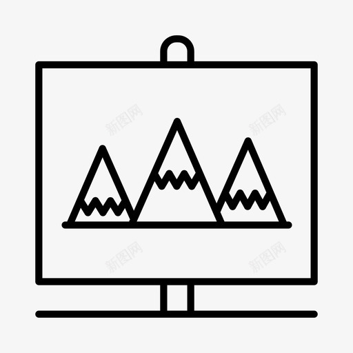 山脉冒险环境图标svg_新图网 https://ixintu.com 公园 冒险 山脉 户外 环境 自然