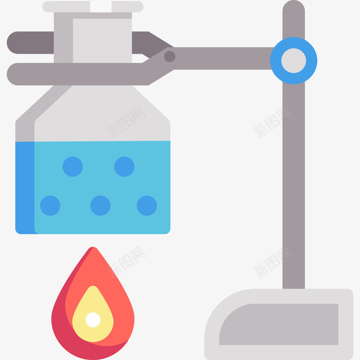 化学6平烧瓶图标svg_新图网 https://ixintu.com 化学6平烧瓶