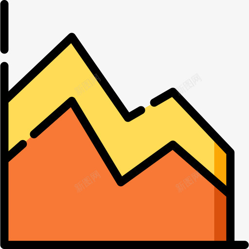 波浪图图表2线颜色图标svg_新图网 https://ixintu.com 图表2 波浪图 线颜色