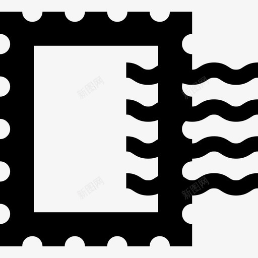 邮票邮局5填充图标svg_新图网 https://ixintu.com 填充 邮局5 邮票