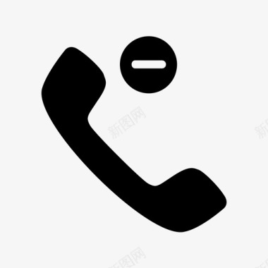 电话删除呼叫删除联系人图标图标
