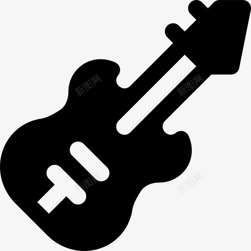 电吉他音乐节5填充图标svg_新图网 https://ixintu.com 填充 电吉他 音乐节5