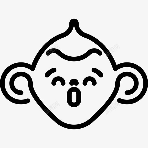 猴子马戏团25直系图标svg_新图网 https://ixintu.com 猴子 直系 马戏团25