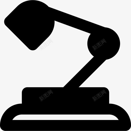 灯家用2实心图标svg_新图网 https://ixintu.com 实心 家用2 灯