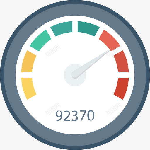 速度表网页开发用户界面3平面图标svg_新图网 https://ixintu.com 平面 网页设计开发用户界面3 速度表