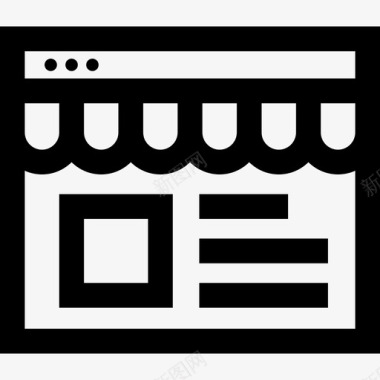 网上商店购物商业直营图标图标