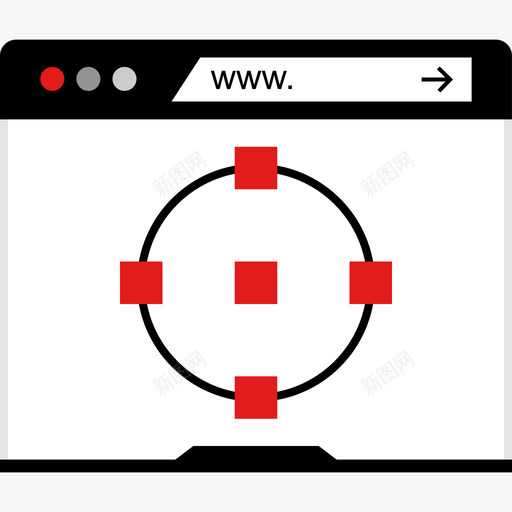 浏览器开发web4平面图标svg_新图网 https://ixintu.com 平面 开发web4 浏览器