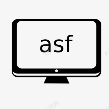 高级系统格式asf监视器图标图标