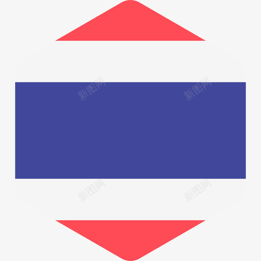泰国国际国旗2六边形图标svg_新图网 https://ixintu.com 六边形 国际国旗2 泰国