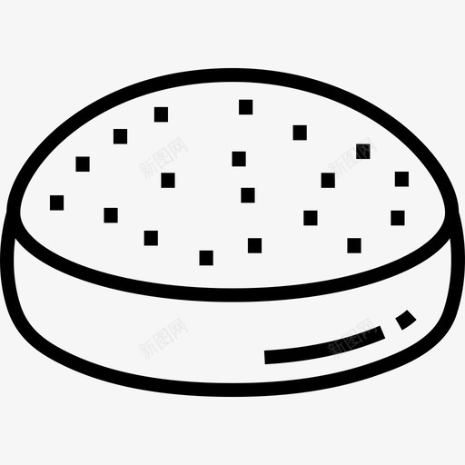 面包面包店7直列面包图标svg_新图网 https://ixintu.com 直列面包 面包 面包店7