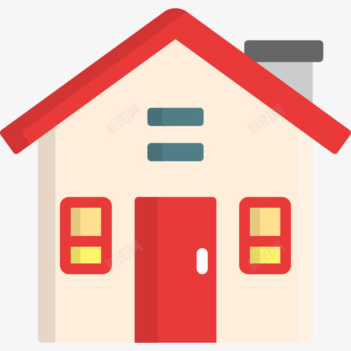 房屋用户界面3平面图标svg_新图网 https://ixintu.com 平面 房屋 用户界面3