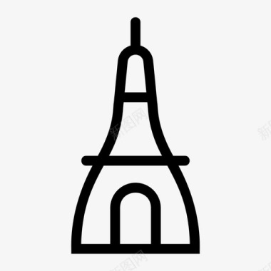 塔建筑纪念碑图标图标