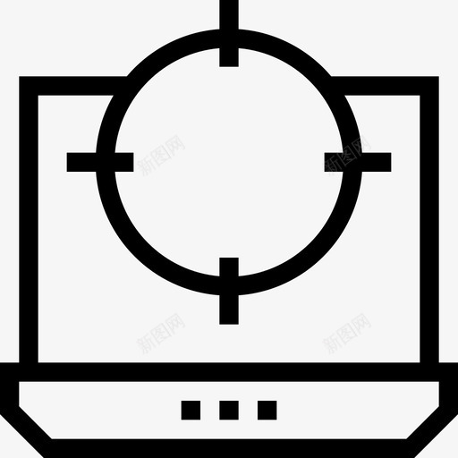 笔记本电脑网页开发8线性图标svg_新图网 https://ixintu.com 笔记本电脑 线性 网页设计开发8