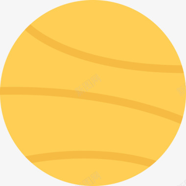 金星太空与科学3平坦图标图标
